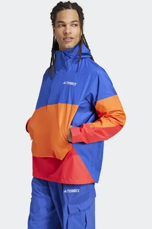 adidas Adidas - Terrex Xploric 2.5 l Climaproof - Blå anorak med flerfarvede detaljer