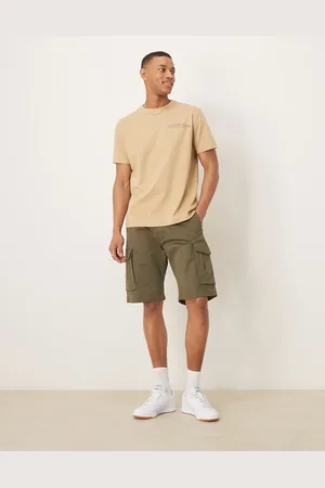 GANT Mørkegrønne cargoshorts i afslappet pasform