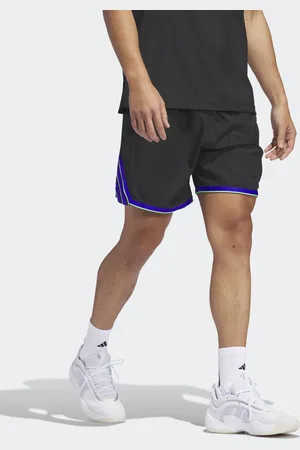 adidas Adidas Crazy lite - Sorte shorts med blå striber
