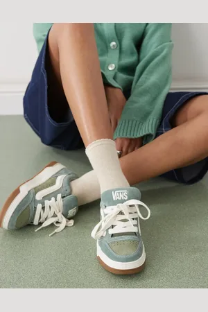 Vans Hylane - Cunky sneakers i ruskind i to grønne nuancer