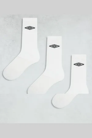 Umbro Pakke med 3 par hvide sportssokker