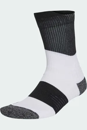 adidas Runxboost - 1 par hvide sokker med grå og sorte detaljer