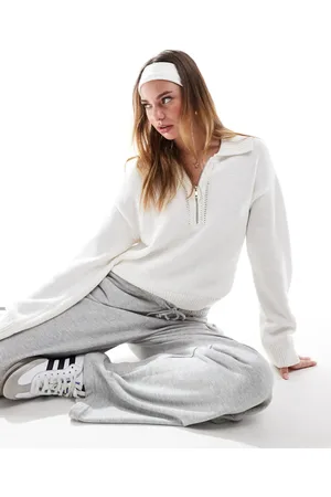 Cotton On Cotton On - sweater med krave og halv lynlås