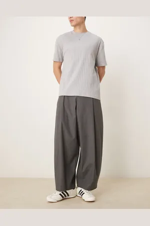 ASOS Koksgrå ekstremt tapered bukser med indsnit