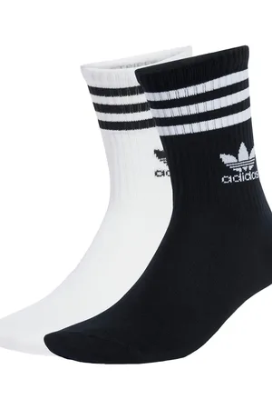 adidas Pakke med 10 par hvide/sorte sportssokker med 3 striber