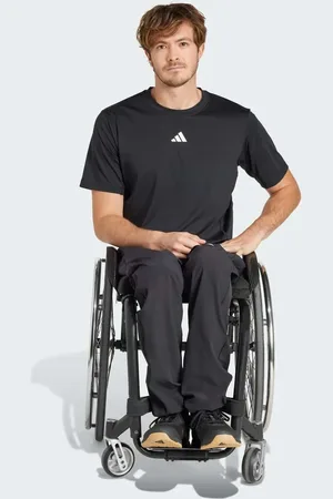 adidas Adapt - Sort trænings-T-shirt med hvide detaljer