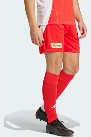 adidas 1. FC Union Berlin 24/25 Home - Røde og hvide shorts