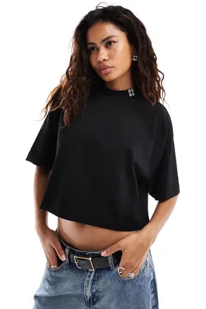 HUGO BOSS T-shirt i firkantet pasform