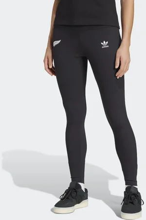 adidas Black Ferns - Essentials - Sorte leggings med høj talje