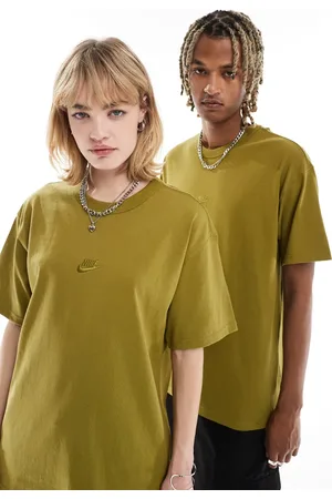 Nike Premium Essentials - Unisex - Mosgrøn oversized t-shirt