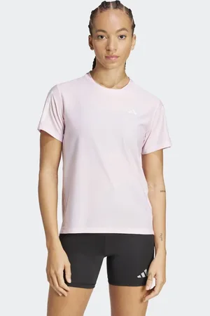 adidas Own the Run - Lyserød T-shirt