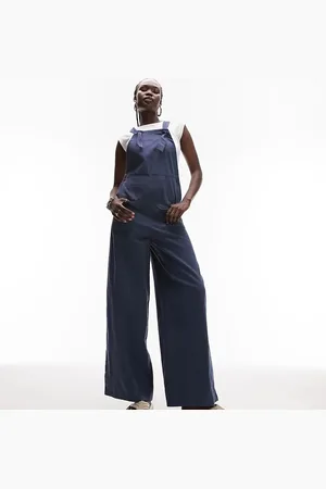 Topshop Afslappet overall-jumpsuit i -Grå