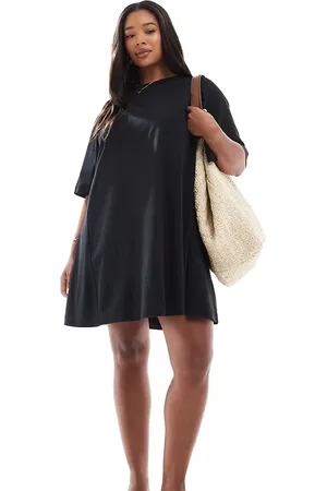 ASOS ASOS DESIGN Curve - swing-minikjole i T-shirt-stil