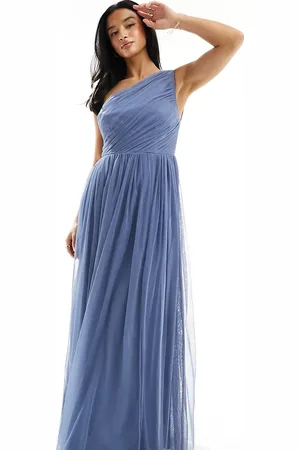 ANAYA Brudepiger - oneshoulder-maxikjole i tyl