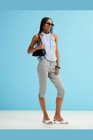 ASOS Capribukser i ponte-stof
