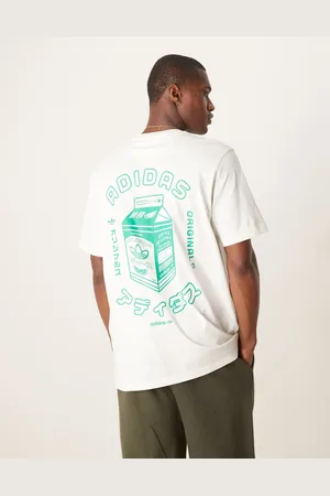 adidas T-shirt med japansk grafik på ryggen