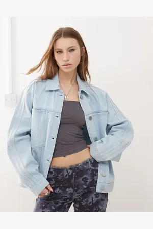 adidas Premium Essentials - Lyseblå denimjakke