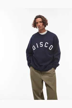 Topman Oversized sweatshirt med broderet 