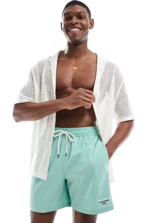 Ralph Lauren Sport Capsule Traveler - Lysegrønne badeshorts med lille logo