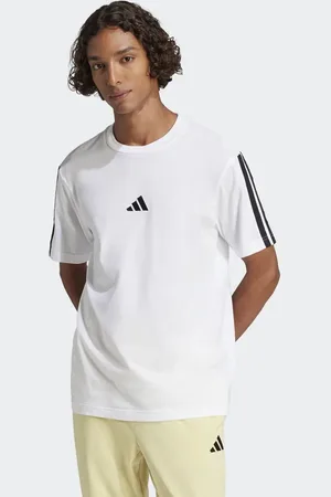 adidas Essentials - T-shirt med 3 striber i jersey