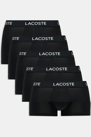 Lacoste Pakke med 5 sorte boksershorts