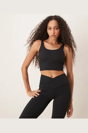 Nike Zenvy Dri-FIT - ribstrikket sports-BH med let støtte