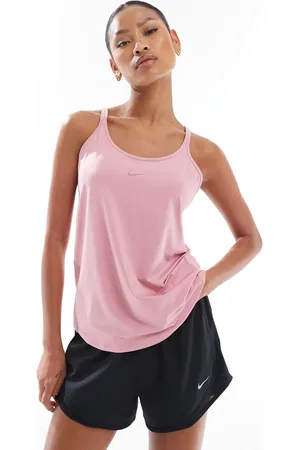 Nike Nike One Training - Dri-FIT - Pink top med stropper-Lyserød