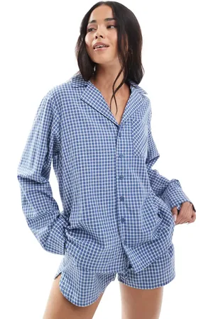 Daisy Street Pyjamasskjorte med tern