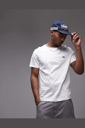 Lacoste T-shirt med kontrasterende hals