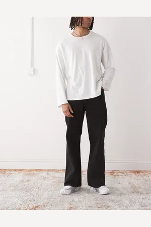 Cheap Monday X Landon Barker - Boo - Vasket sorte bootleg-jeans i denim
