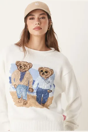 Ralph Lauren Ralph & Ricky - trøje med bjørnemotiv