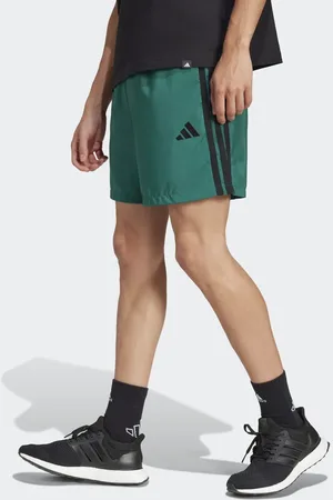 adidas Essentials - College-grønne/sorte Chelsea-shorts med 3 striber