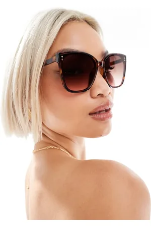 New Look Oversized solbriller med brunt plastikstel