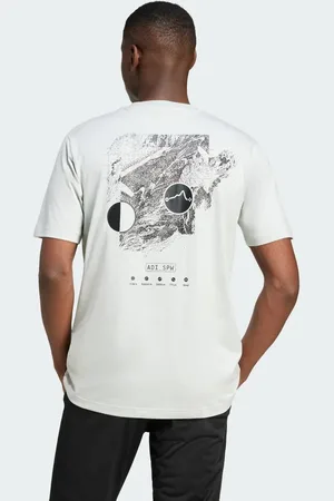 adidas City Escape - T-shirt med grafisk print i -Grå