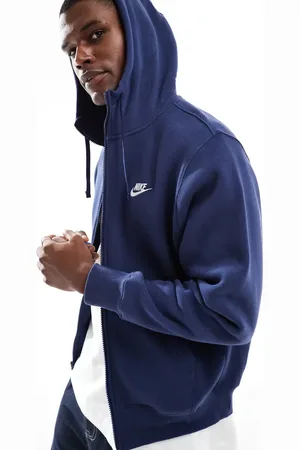 Nike Club - hættetrøje med gennemgående lynlås i fleece