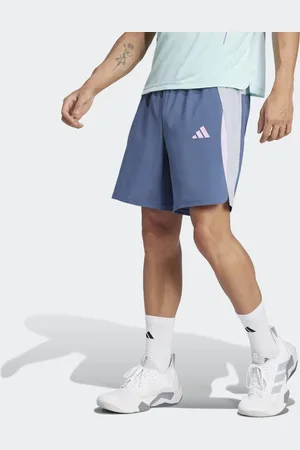 adidas Tech Apparel - Blå shorts med farveblokke