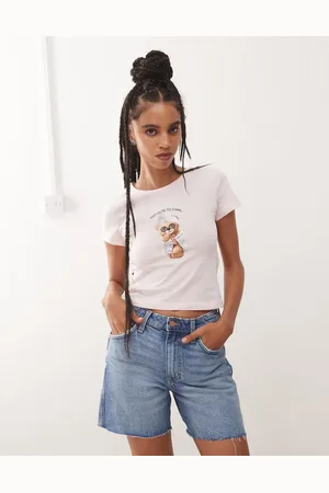 Noisy May Baby-T-shirt med bjørneprint