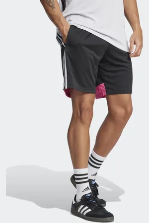 adidas Tiro 25 Essentials - Sorte shorts med grå/lilla detaljer