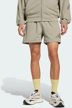 adidas Z.N.E. - Greige vævede shorts-Grå