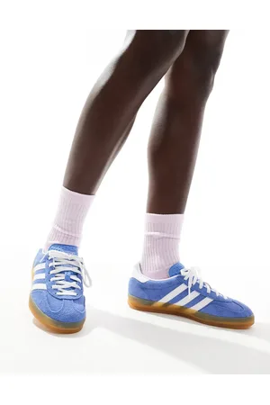 adidas Gazelle Indoor - Lyseblå sneakers med gummisål