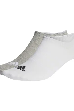 adidas Pakke med 3 par tynde lette usynlige sokker i gråmeleret/hvid