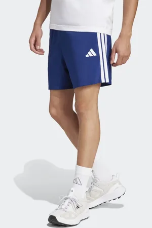 adidas Essentials - Mørkeblå/hvide Chelsea-shorts med 3 striber