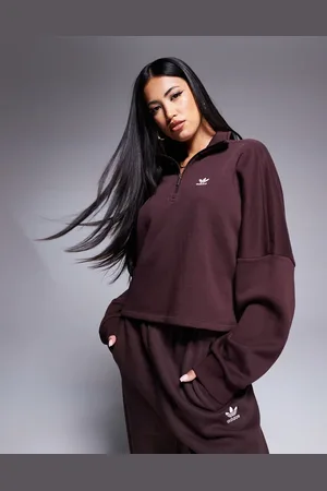 adidas Essentials - Sweatshirt med lynlås i halsen i