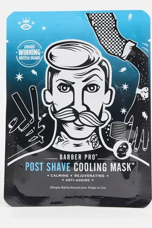 BARBER PRO Kølende Post-Shave-ansigtsmaske-Ingen farve