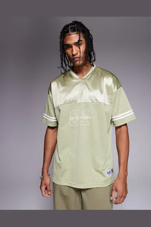 Liquor N Poker Oversized salviegrøn T-shirt med grafisk college-print
