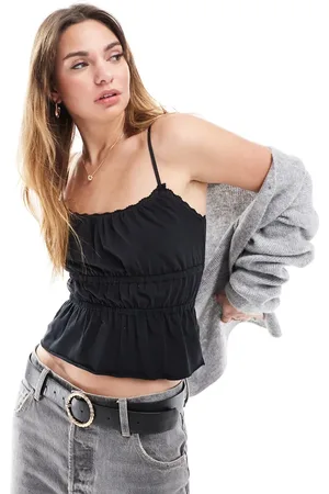Cotton On Cotton On - Annie - cami-top med blondekant