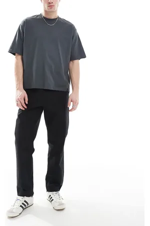 Farah Hawtin - Sorte tapered bukser i kanvas