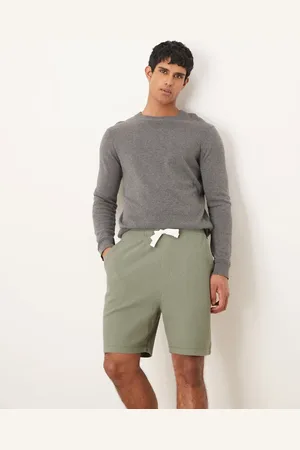 ASOS Kakigrønne oversized shorts med vaffeltekstur