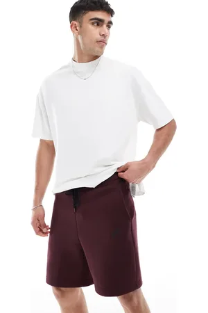 Nike Club - shorts i tech-fleece-Rød