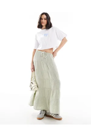 Cotton On Cotton On - Lagdelt maxinederdel med